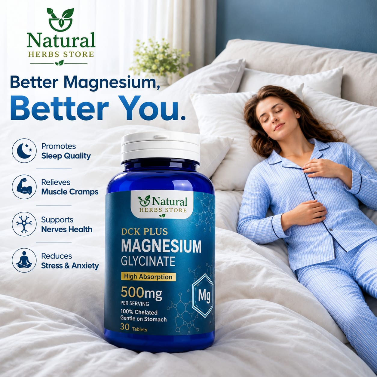 Magnesium Glycinade 500mg
